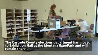 Cascade County elections department moves to Exhibition Hall [upl. by Kassab]