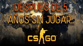 🎮 CSGO  5 AÑOS sin JUGAR  Medalla 10 años [upl. by Bernita]