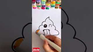 How to draw The POOP Emoji [upl. by Blakelee]