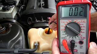 Antifreeze coolant Checking with a Multimeter [upl. by Jessalyn307]