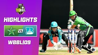 Melbourne Stars v Brisbane Heat  WBBL09 [upl. by Peltier]