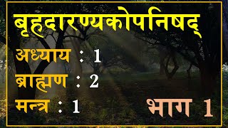 बृहदारण्यकोपनिषद् 121 भाग 1 मन्त्र अनुवाद एवं व्याख्या  Brihadaranyaka Upanishad 121 Part 1 [upl. by Timotheus]