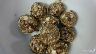 date nut balls recipe [upl. by Diandra385]