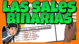 ✅ QUÍMICA  FORMULACIÓN y NOMENCLATURA de SALES BINARIAS [upl. by Earaj]