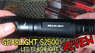 Gear review Gearlight S2500 flashlight 1500 lumens [upl. by Starkey218]