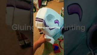 Making a foam protogen  part 1 furryfandom furry fursuit protogen [upl. by Nnayrb635]