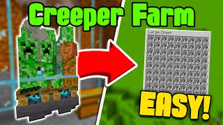 How to Build Easy amp Efficient CreeperGunpowder Farm for Minecraft 121  1500hr [upl. by Eessac25]