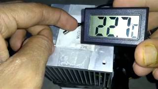 Thermoelectric cooler working test [upl. by Haag]