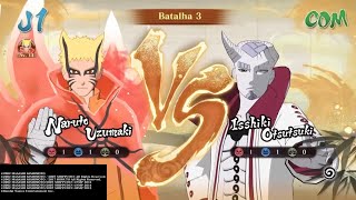 Naruto modo baryon Vs Isshiki Dublado  Naruto X Boruto Storm Connections [upl. by Adaner]