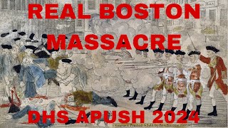 RARE ¡Real footage of the Boston Massacre APUSH [upl. by Boles]