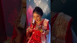 এই দুটো ফুলের জন্য ৩ ঘন্টা ওয়েট করালো😩 call 7431044308 youtube makeup bridalmakeup kolkata [upl. by Cavit225]