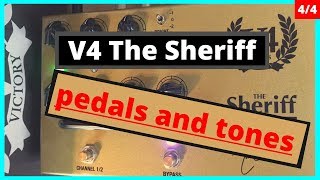 Victory V4 The Sheriff preamp  pedals and tones [upl. by Adnopoz]