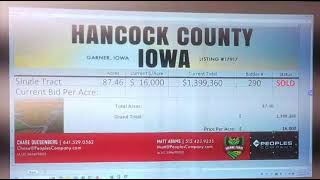 Hancock County Auction  Nov 22 [upl. by Bullion]