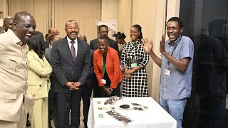 Ruto accompanied by Ethiopia Prime Minister officially opens the Samasource Kenya EPZ Limited [upl. by Hild667]