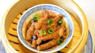 Chicken feet with black bean sauce phoenix claws 豉汁鳳爪 [upl. by Dieball]