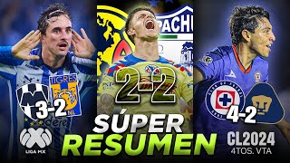 🏆 ¡EL MEJOR RESUMEN 4TOS DE FINAL VUELTA LIGA MX CLAUSURA 2024 🔴  ACCION LIGA MX 2024 [upl. by Kcarb42]