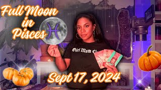 Full Moon in Pisces  The Clarity You Needed  Sept 17th 2024  Astrology Tarot [upl. by Pierce]