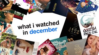 what i watched in december [upl. by Seow]