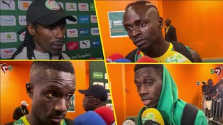 Déception du coach Aliou Cissé et ses joueurs après la défaite des lions [upl. by Nivlak]