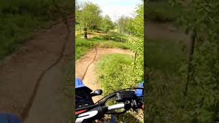 Mit der 125er im Wald 🌞 fun göppingen bikelife bikeride 2stroke enduro kawasaki kmx125 kmx [upl. by Anileba]