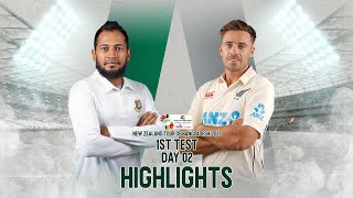 Bangladesh vs New Zealand Highlights  1st Test  Day 2  New Zealand Tour of Bangladesh 2023 [upl. by Shiau]