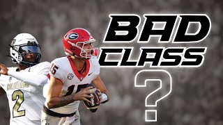 How bad is the 2025 QB Class Top 5 and Film Review [upl. by Enwahs]