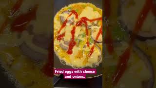 Cooking fried egg for breakfast breakfast food yummy [upl. by Orimar]