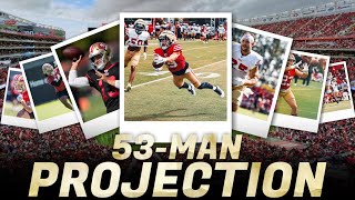 49ers 53man Roster Projection From Brock Purdy to Ambry Thomas to Cody Schrader [upl. by Caplan]