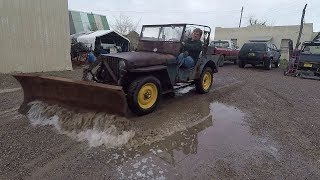 Rustbucket CJ2A with a Snowplow [upl. by Zaragoza]