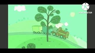 Peppa pig grandpas little train goes choochoochoo in alien effect [upl. by Ullund]