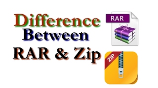 Difference Between Zip Archives and RAR Archives 2017 [upl. by Ahsahtan]