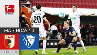 FC Augsburg  VfL Bochum 23  Highlights  Matchday 14 – Bundesliga 202122 [upl. by Htide]