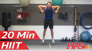 HASfit Warrior 20 Minute HIIT Workout Part 3 of 3  BEST Home Fitness Training Exercises [upl. by Tirreg]