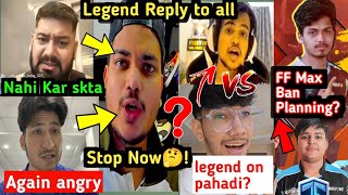 Nivesh Planning For FF Max Ban 😯 Legend Reply To Pahadi😨 Rocky Final Reply  Mehul On Ritik ampPP [upl. by Euqinomad]