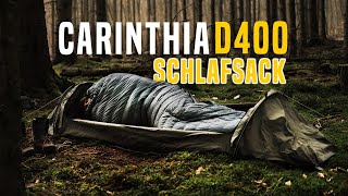 Carinthia D400 Daunenschlafsack  Review [upl. by Ssitnerp10]