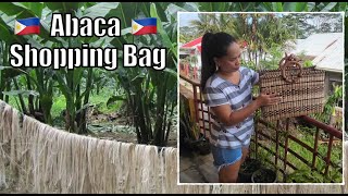 Eco Friendly Shopping Bag from ABACA the Hemp of the Philippines 🇵🇭 [upl. by Trula]