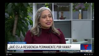 Víctimas de abuso y violencia podrían solicitar residencia entrevista con TelemundoChicago [upl. by Nottus]