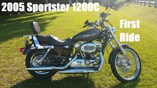 2005 Sportster 1200c First Ride [upl. by Analaf]