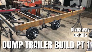 Dump Trailer Build Pt 1 amp Giveaway details [upl. by Burkhard]