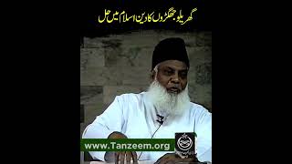 Gharelu Jhagron ka DeeneIslam Main Hal  Dr Israr Ahmed RA [upl. by Angus]