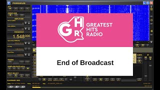 1548AM Greatest Hits Radio  End of Broadcast  received 20231209 [upl. by Akkinahs]