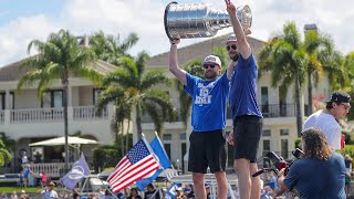 Back To Boat The 2021 Tampa Bay Lightning Stanley Cup Parade [upl. by Busiek]