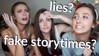 CAUGHT LYING IN OUR STORYTIMES EXPOSED W NATALIA TAYLOR amp LINDSAY BLACKWELL [upl. by Loydie]