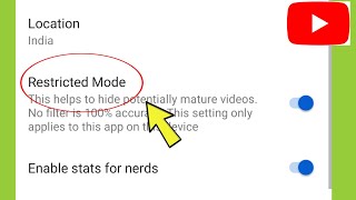 YouTube Restricted Mode Settings [upl. by Annawek]