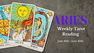 ✨ARIES WEEKLY  FINALLY RECEIVING CLARITY ON YOUR FUTURE  GENERAL FINANCES LOVE ❤️ [upl. by Eniamrahc]