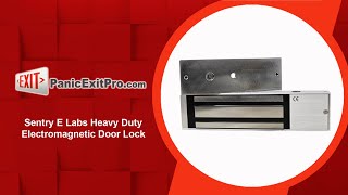 How To Operate Heavy Duty Electromagnetic Door Lock [upl. by Yahsal435]