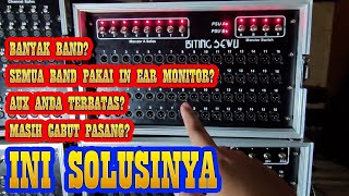 SPLITTER MONITOR TERBARU  SOLUSI UNTUK ARTIS YANG BAWA IN EAR MONITOR BANYAK [upl. by Nnylak699]