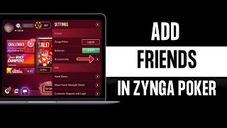 How To Add Friends In Zynga Poker 2024 Guide [upl. by Corene]