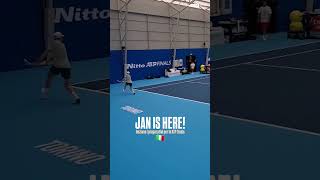 Jannik Sinner first Training in Torino for the ATP Finals 2024 🦊👊 [upl. by Ettenan296]