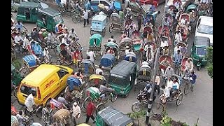 Daily life in India  Driving in traffic in Delhi  India [upl. by Drahsar878]